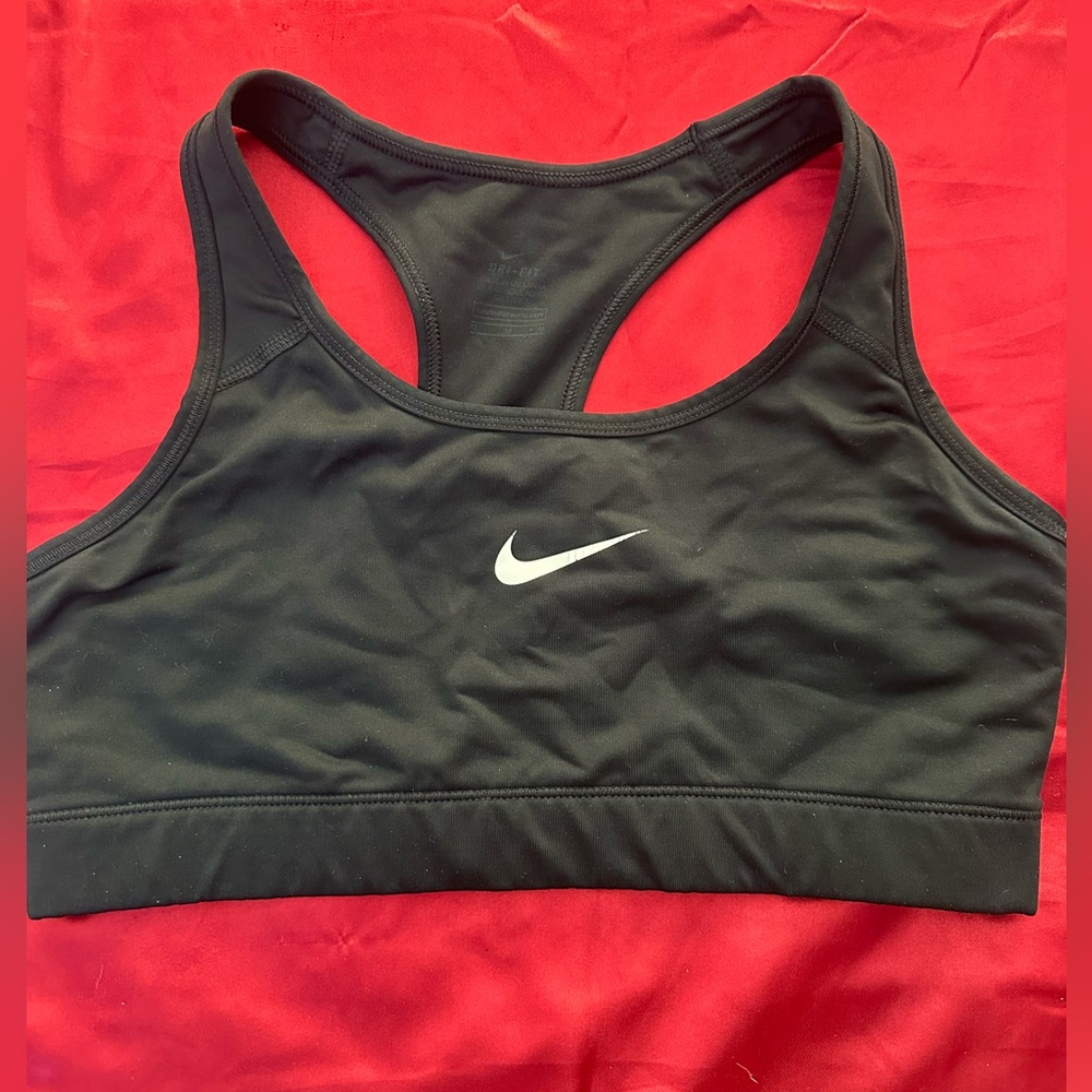Nike Women's Black Racerback Sports Bra